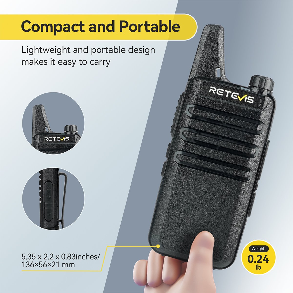 Retevis RT22 license free Small Mini Business Walkie Talkies wireless 2 way communication radios 10 pcs with 10-Way UL charger